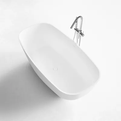 New Deep 162 - Badkar 162x80, Massiv Matt vit SolidTec®