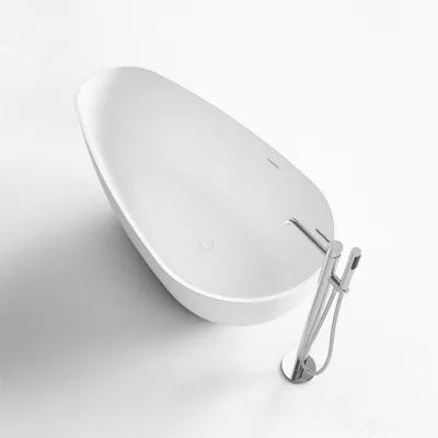 Boheme XL 160 - Badkar 160x80, Massiv Matt vit SolidTec®