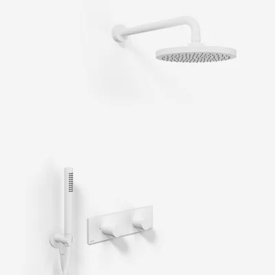 Nostromo G572B S10 - Fantini Ø20, Vägglampa, Mattvit