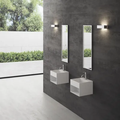 Boxo 33 - 33x33 Tvättställ med förvaring, Mathvid SolidTec®