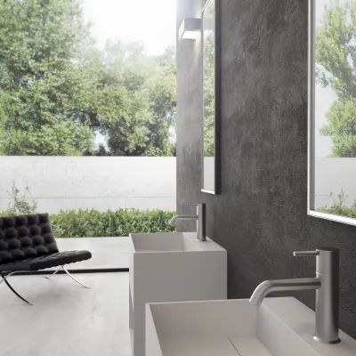 Boxo 55 - 55x40 Tvättställ med förvaring, Matt Vit SolidTec®