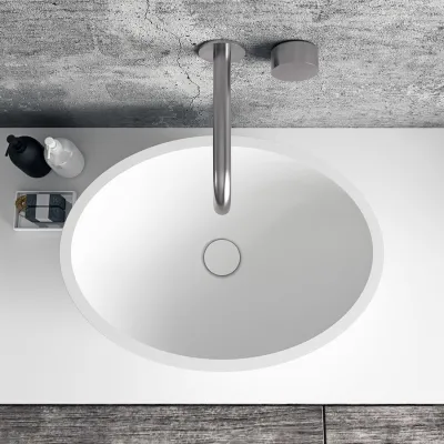 Spoon 52 - 52x38 Handfat, Matt vit SolidTec®