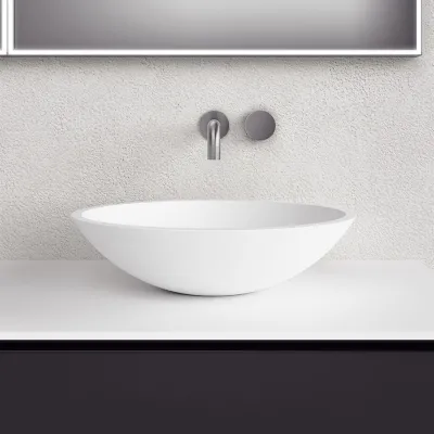 Spoon 52 - 52x38 Handfat, Matt vit SolidTec®