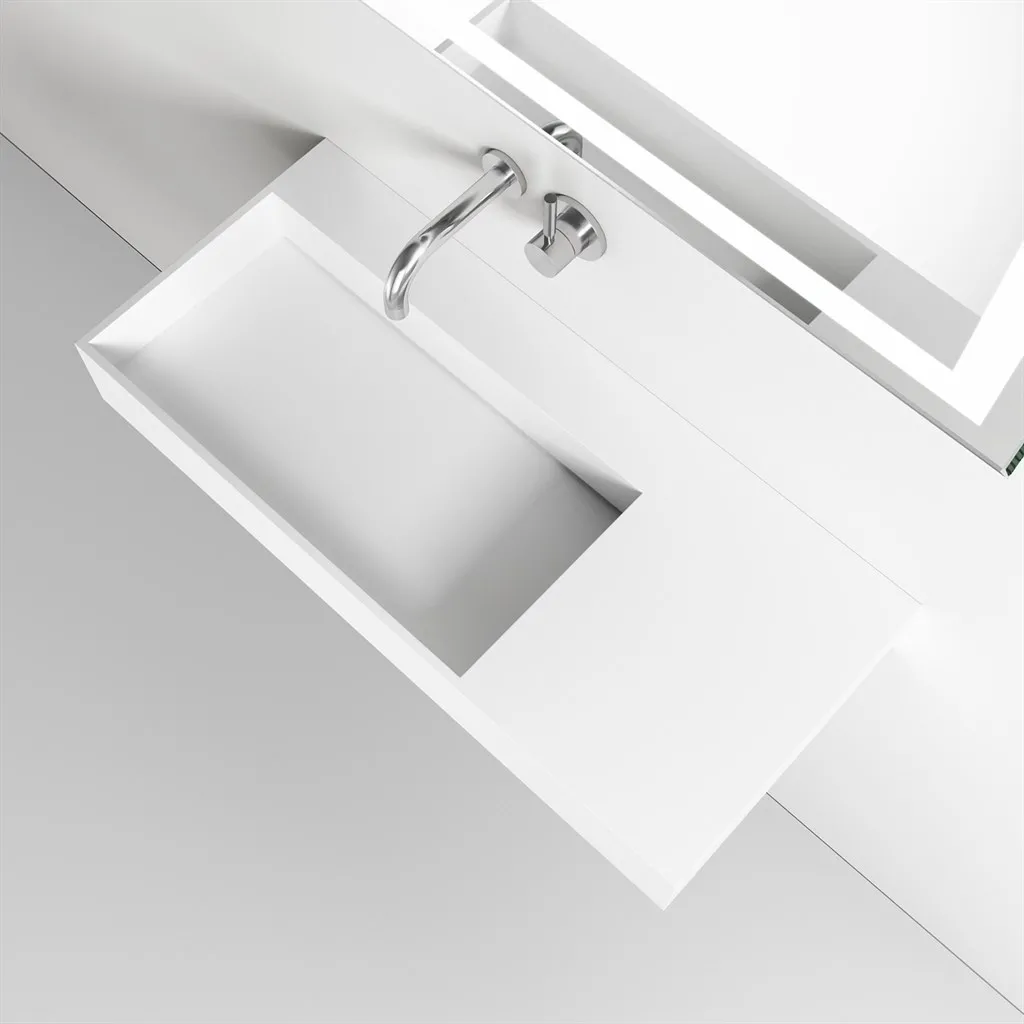 Kubo Inside 90L - Handfat, mattvitt SolidTec®