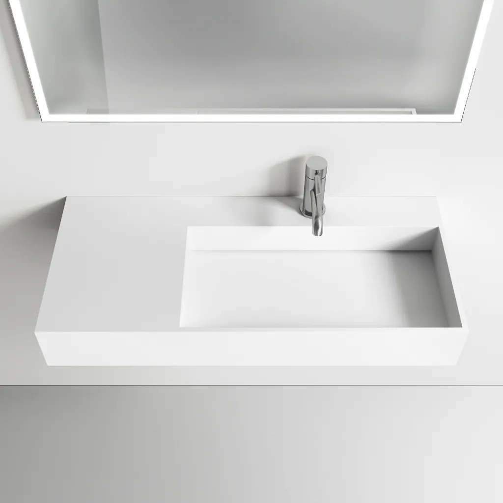Kubo Inside 90R - Handfat, mattvitt SolidTec®