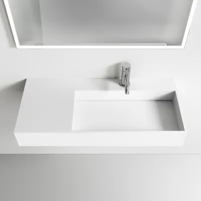 Kubo Inside 90R - Handfat, mattvitt SolidTec®