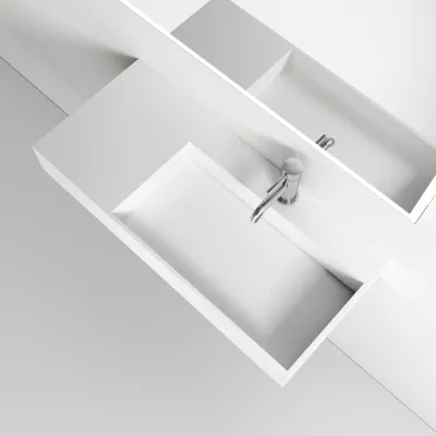 Kubo Inside 90R - Handfat, mattvitt SolidTec®