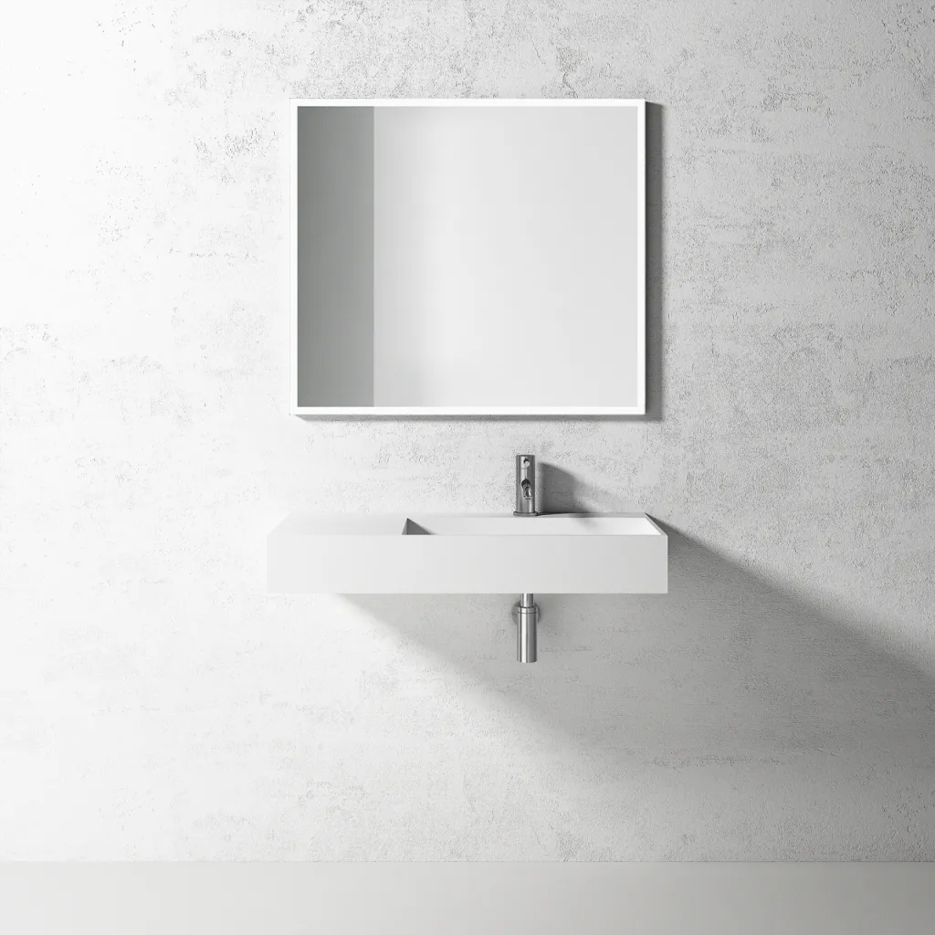 Kubo Inside 90R - Handfat, mattvitt SolidTec®