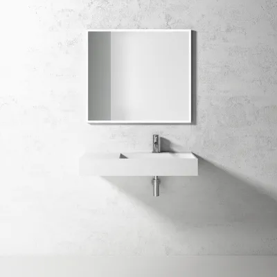 Kubo Inside 90R - Handfat, mattvitt SolidTec®
