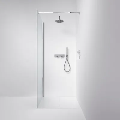 Minimalism M80W - Duschvägg 8 mm, 77,5x200h, Easy Clean