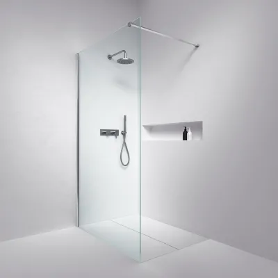 Minimalism M120W - Duschvägg 8 mm, 117,5 x 200h, Easy Clean