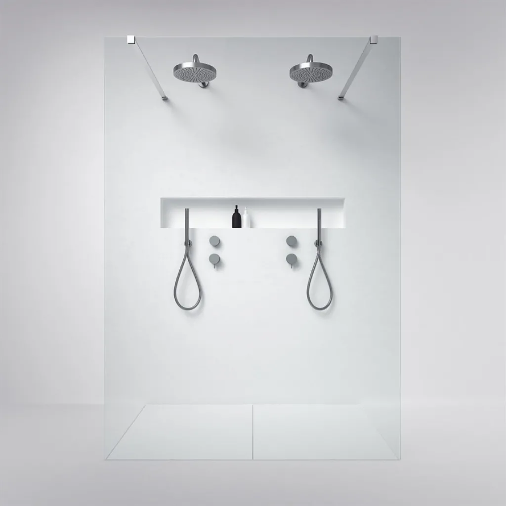 Minimalism M140DA - Duschvägg 8mm, 140x200h, Easy Clean