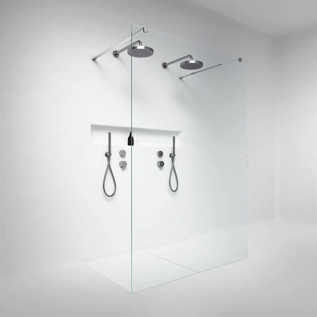 Minimalism M140DA - Duschvägg 8mm, 140x200h, Easy Clean