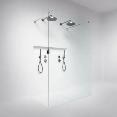Minimalism M140DA - Duschvägg 8mm, 140x200h, Easy Clean