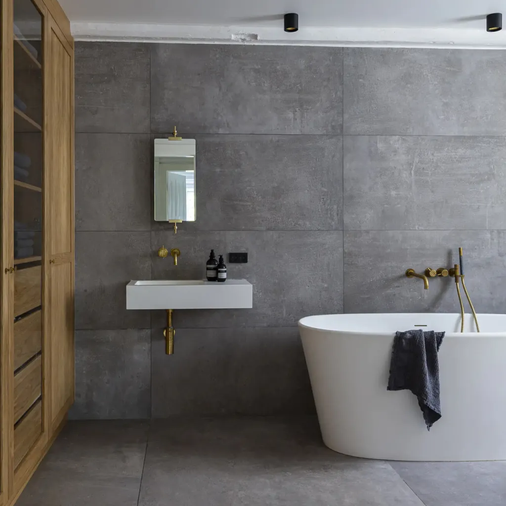 Waterproof 70L - 70x32 cm diskho vänster, Matt Vit SolidTec®