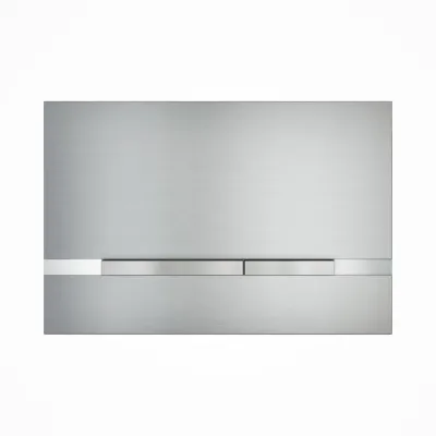 Pulcher Stripe Skylleplade - Borstat rostfritt stål