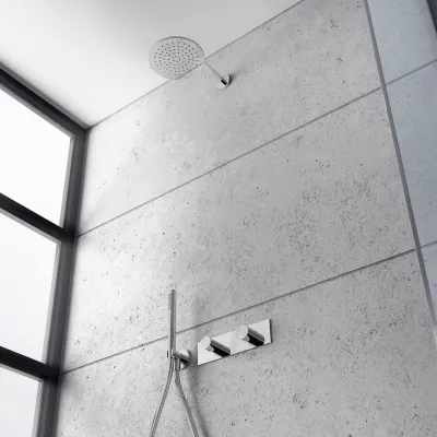 Nostromo A12 Rain DeLuxe - Ø20 Termostatiskt duschset, Krom