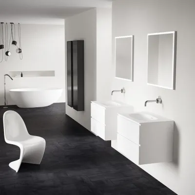 Kubic Light Dimmable 70x70 - LED-spegel med färgjustering