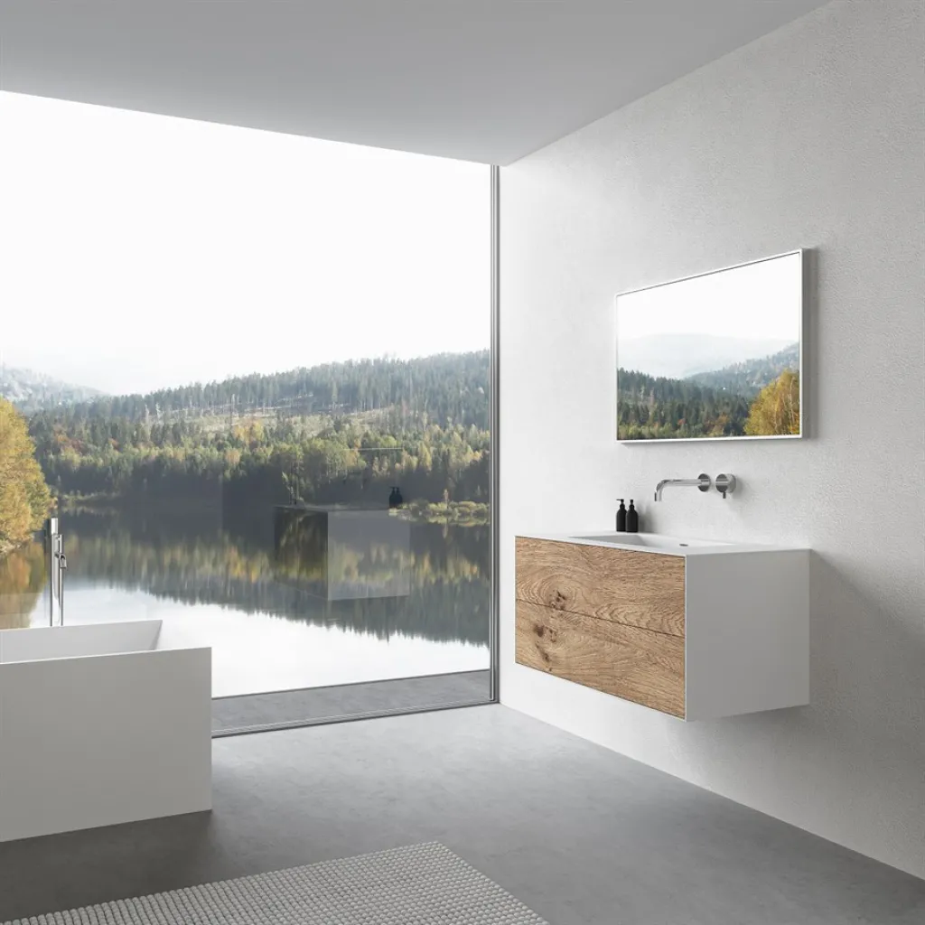 Frame Light Dimmable - 100x60 cm LED-ljusspegel med reglering
