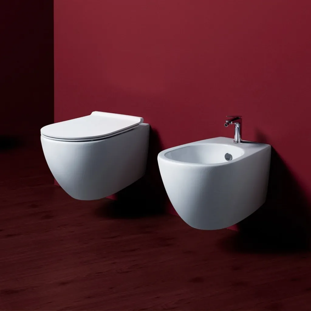 Vignoni VI18 Væghængt Toilet - Vit