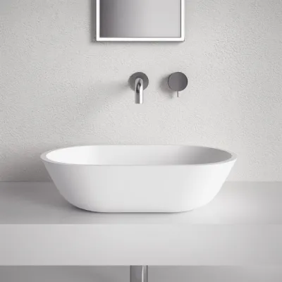 Mood One 55 - 55x32 Handfat, Matt vit SolidTec®