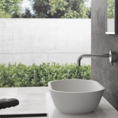 Mood One 55 - 55x32 Handfat, Matt vit SolidTec®