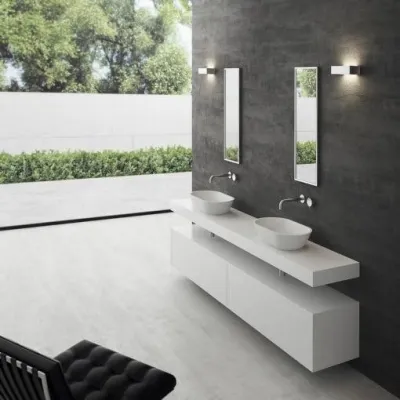 Mood One 55 - 55x32 Handfat, Matt vit SolidTec®