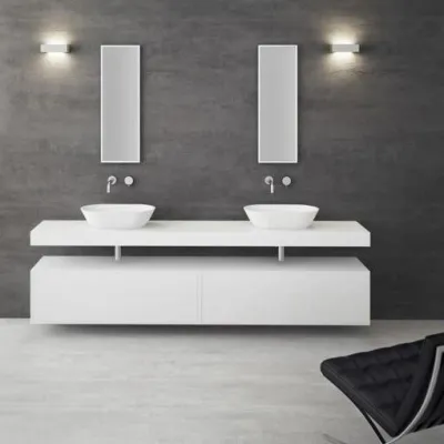 Mood One 55 - 55x32 Handfat, Matt vit SolidTec®