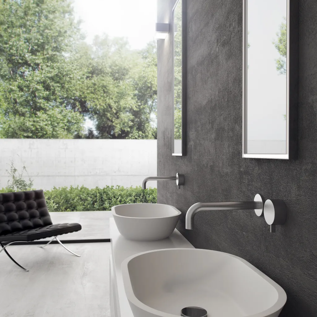 Mood Two 58 - 58x38 Handfat, Matt vit SolidTec®