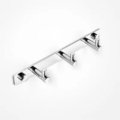 Meta M3 - Ställ med 3 krokar, Krom
