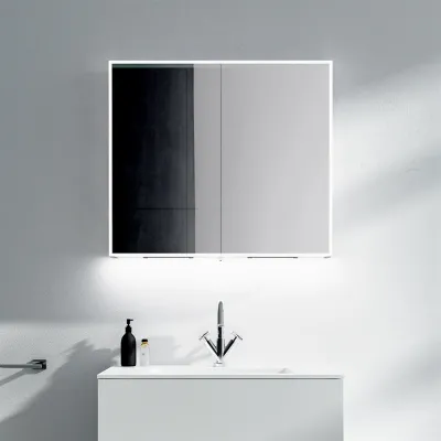 Copenhagen Chic CC80 - LED-ljusskåp, 80x70h cm