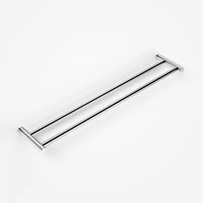 Minimalism M19D62 - Dubbel handdukstork, 62 cm, krom