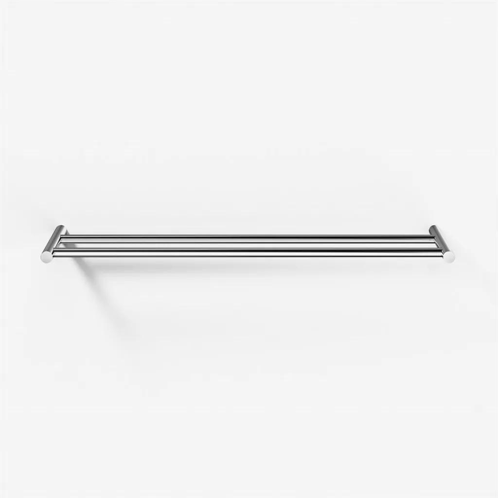Minimalism M19D62 - Dubbel handdukstork, 62 cm, krom