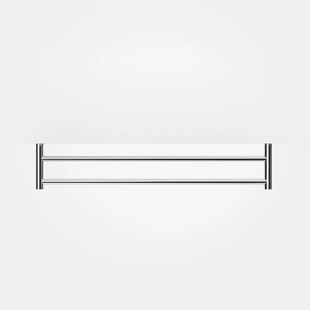 Minimalism M19D62 - Dubbel handdukstork, 62 cm, krom