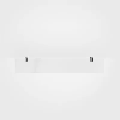 Minimalism M25 - Glashylla m/ 2 st. hållare, krom