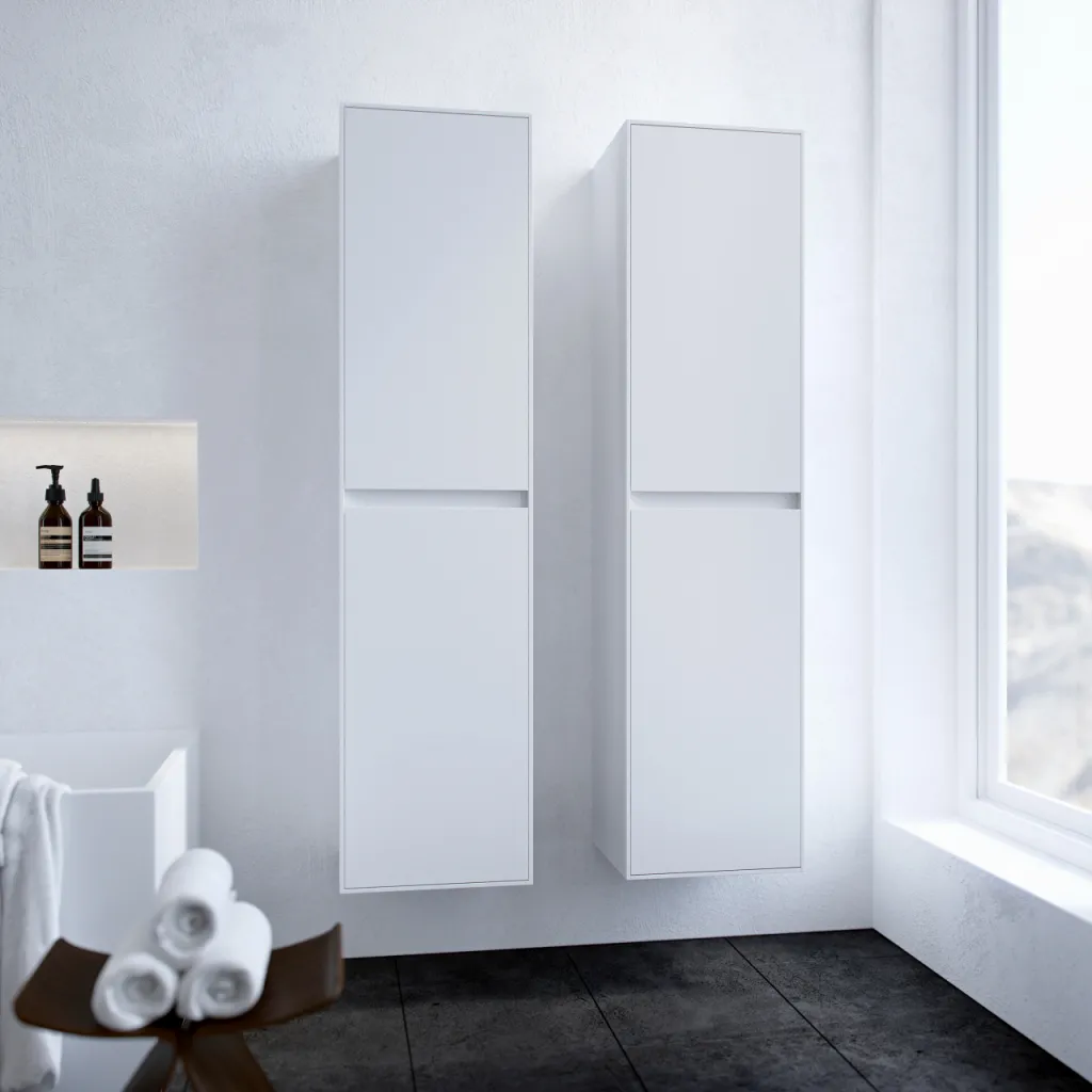 Copenhagen Block BHC4316 - 40x35x160 cm högskåp, matt vit