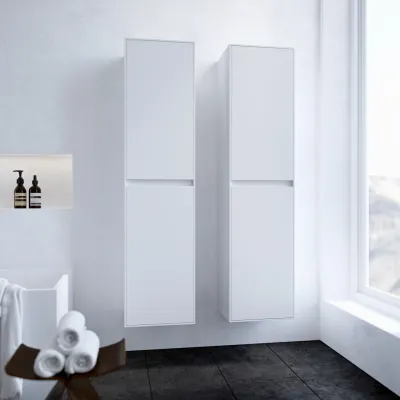 Copenhagen Block BHC4316 - 40x35x160 cm högskåp, matt vit