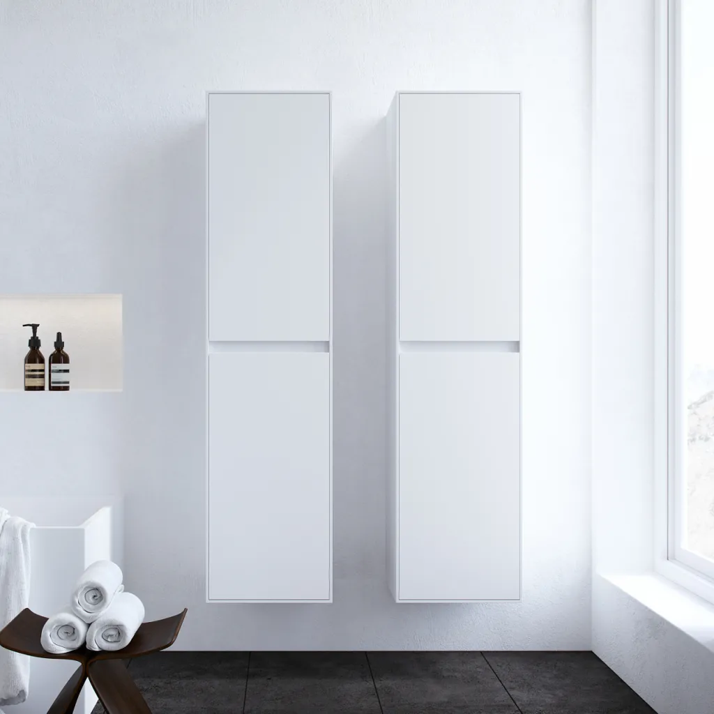 Copenhagen Block BHC4316 - 40x35x160 cm högskåp, matt vit