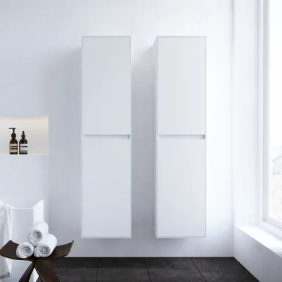 Copenhagen Block BHC4316 - 40x35x160 cm högskåp, matt vit