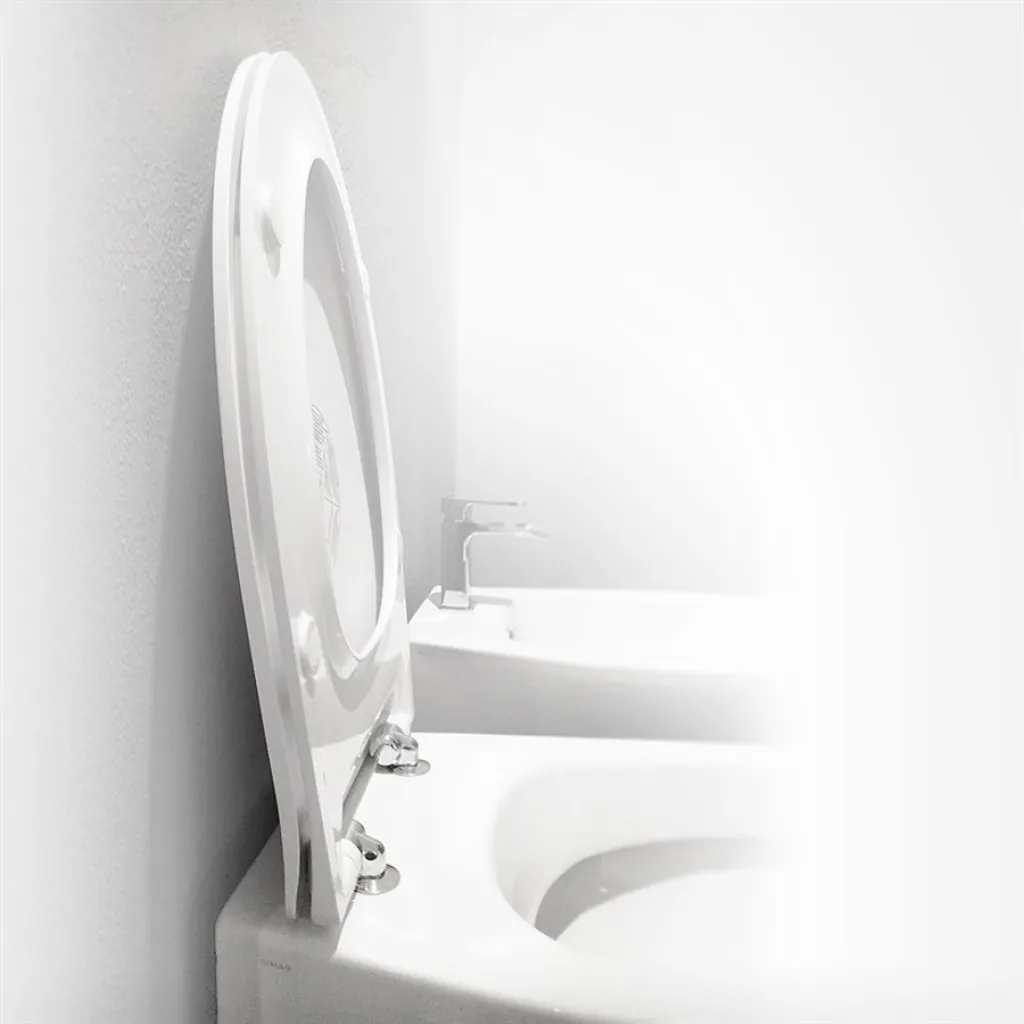 Spazio LFT006 - Toalettsits, blank vit