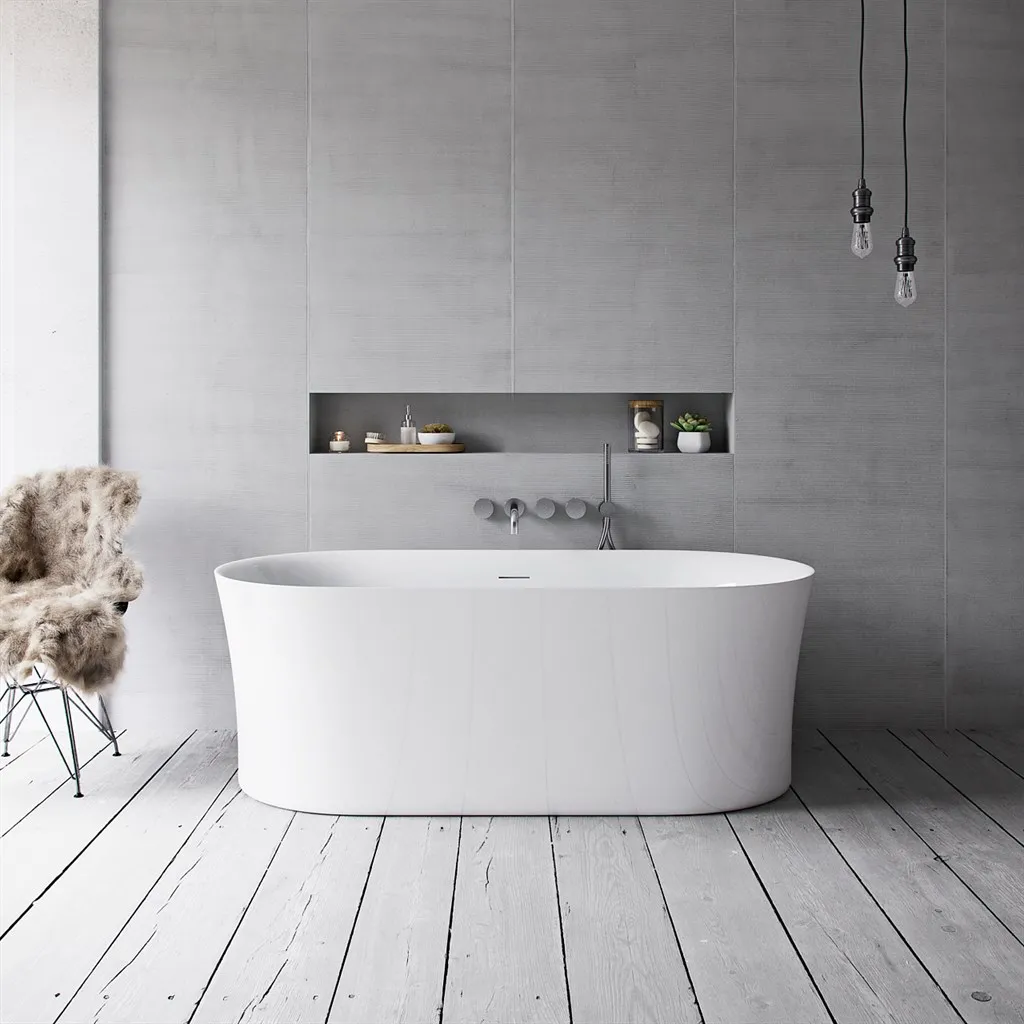 Curio Spa 170 - Wellness Spa-badkar 170x80 cm, Blank Vit