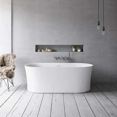 Curio Spa 170 - Wellness Spa-badkar 170x80 cm, Blank Vit