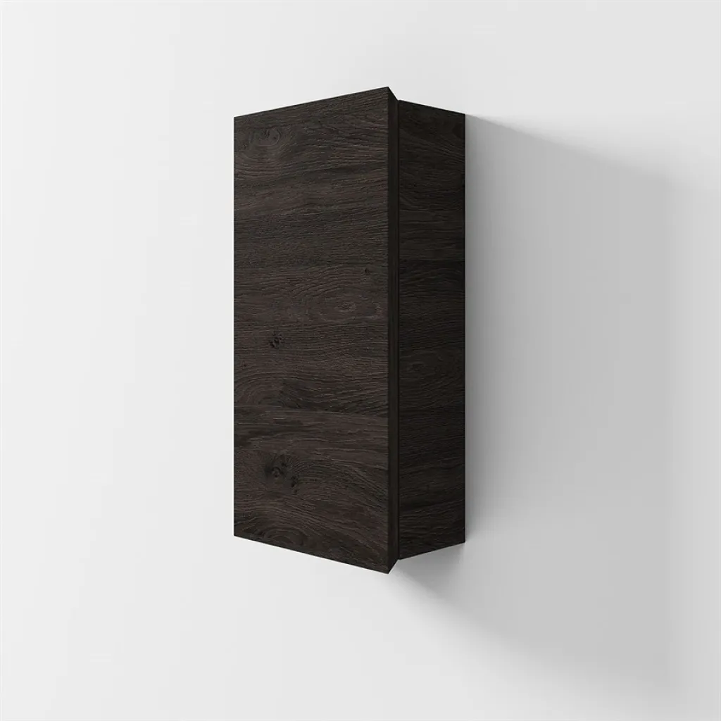 Copenhagen Front - 60x30x15 cm Väggskåp, Rökt Svart Ek