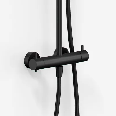 Semplice Rain DeLuxe SRL02 - SmartTerm Ø25 EasyClean, Matt svart