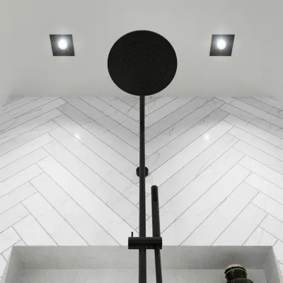 Semplice Rain DeLuxe SRL02 - SmartTerm Ø25 EasyClean, Matt svart
