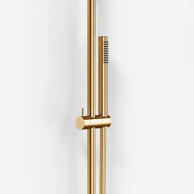 Semplice Rain DeLuxe SRL02 - SmartTerm Ø25 EasyClean, Polerad Mässing Natur