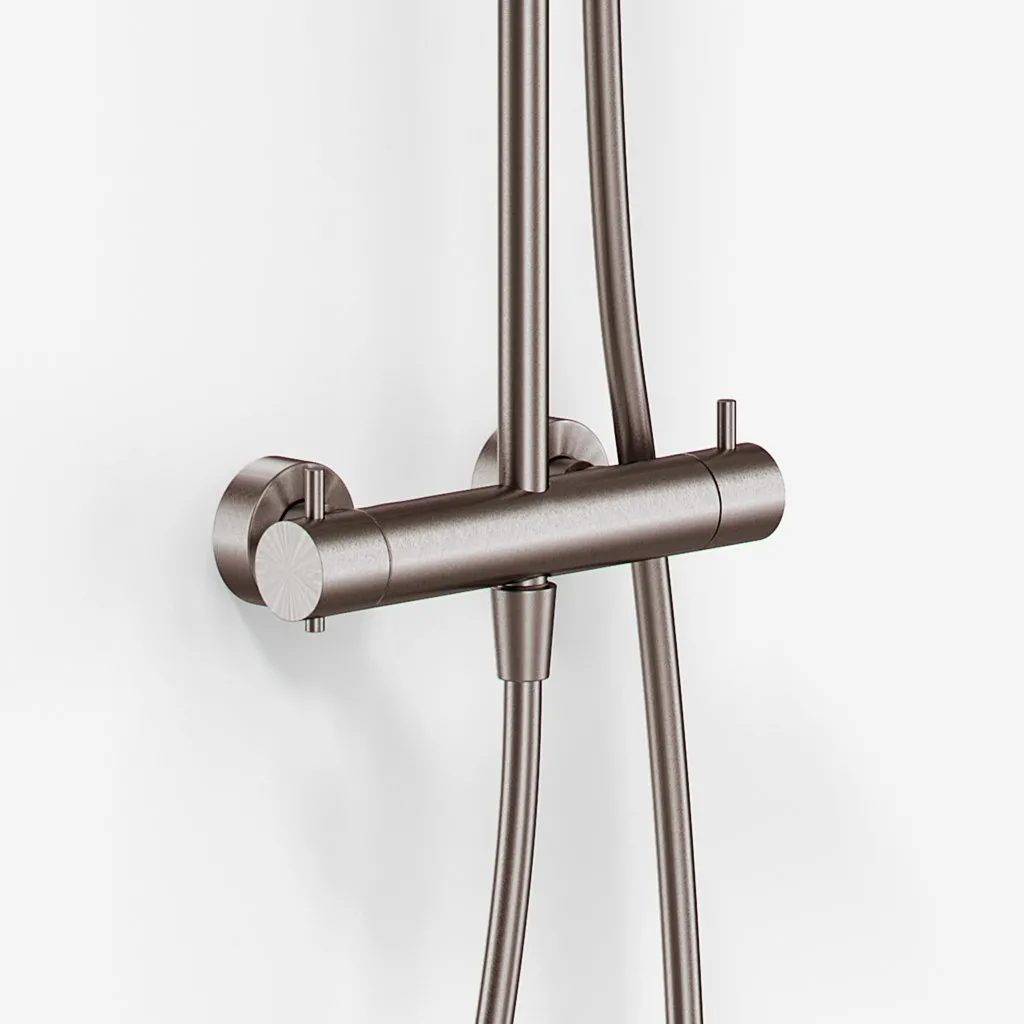 Semplice Rain DeLuxe SRL02 - SmartTerm Ø25 EasyClean, PVD borstat stål