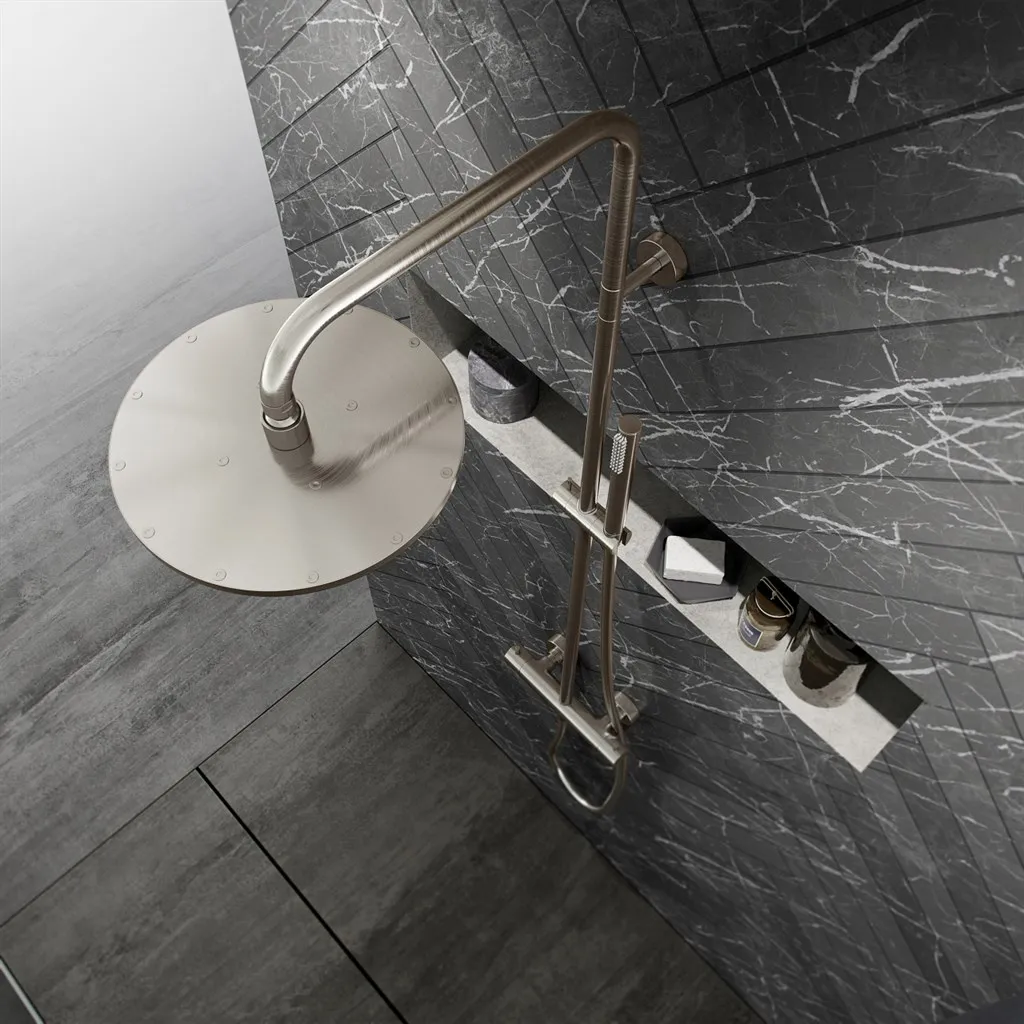 Semplice Rain DeLuxe SRL02 - SmartTerm Ø25 EasyClean, PVD borstat stål