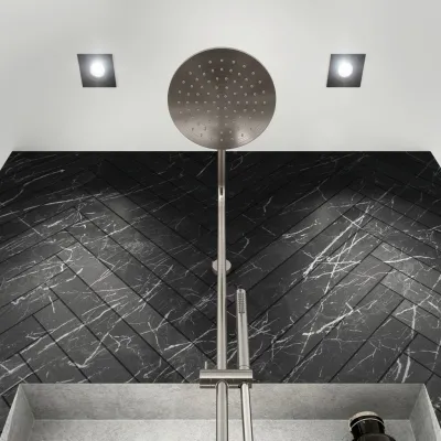 Semplice Rain DeLuxe SRL02 - SmartTerm Ø25 EasyClean, PVD borstat stål