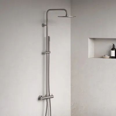 Semplice Rain DeLuxe SRL02 - SmartTerm Ø25 EasyClean, PVD borstat stål